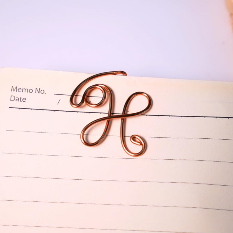 Personalized Handmade Copper Bookmarks Set for Couples
