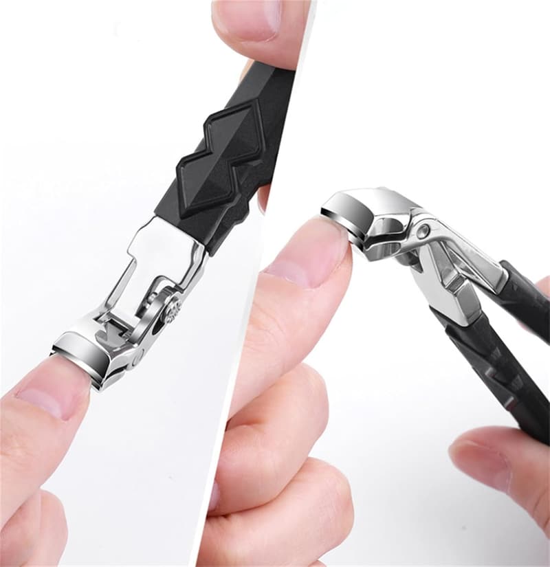 Ergonomic Toenail Clippers Set for Seniors - 2 Piece