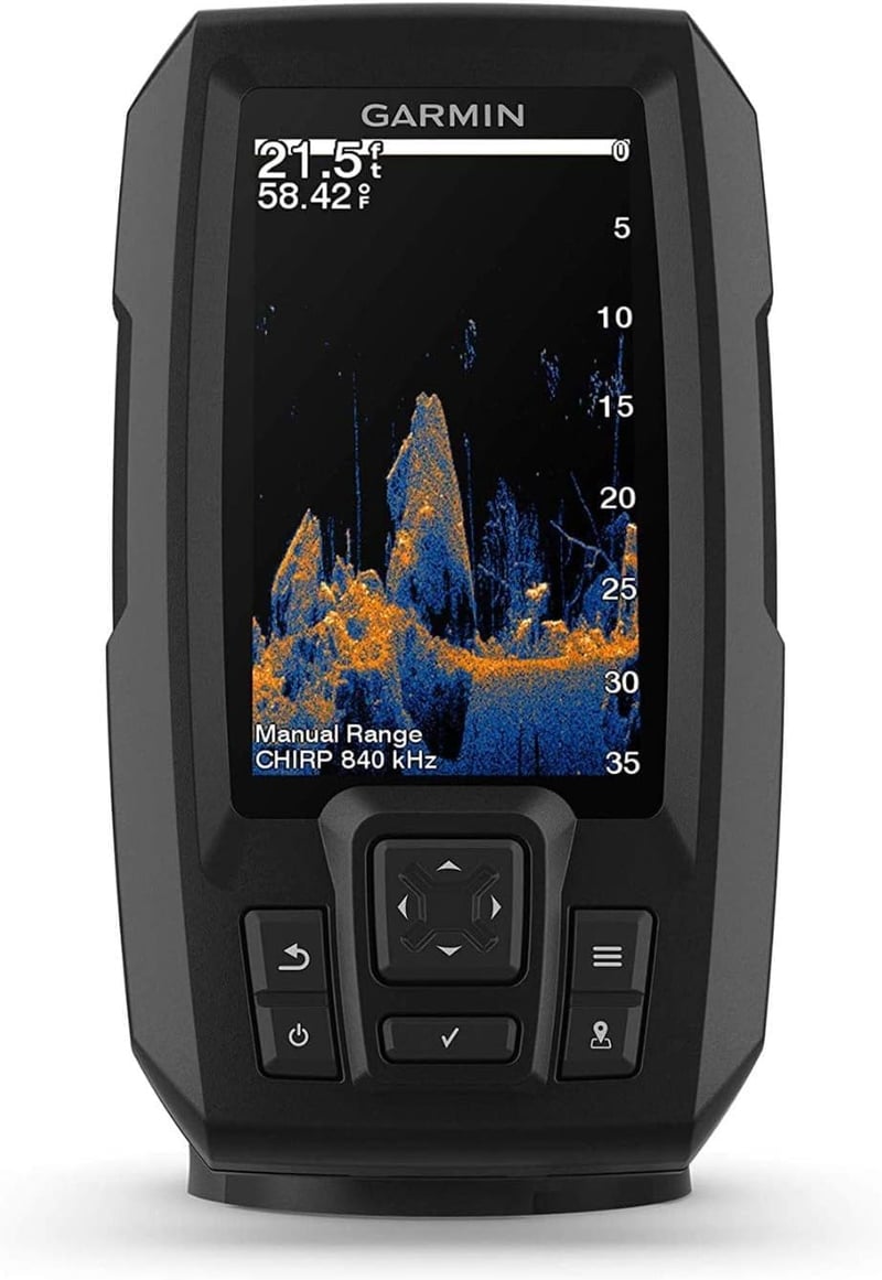 Garmin Striker Vivid 4cv Fishfinder with Color Sonar Transducer