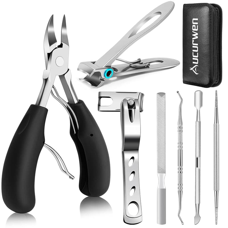 Heavy Duty Toenail Clippers for Seniors - 7-Piece Set