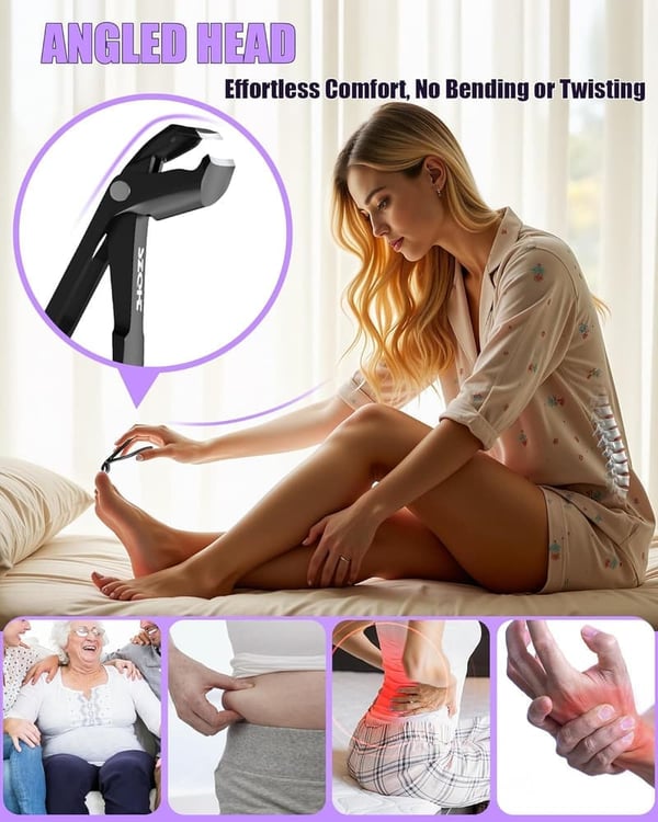 Men's Heavy Duty Toenail Clippers with Extra Wide Handle