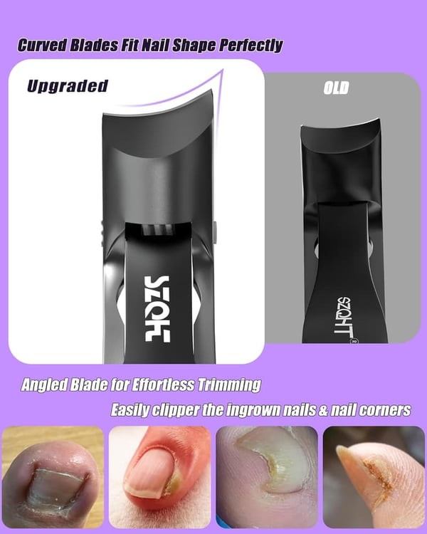 Men's Heavy Duty Toenail Clippers with Extra Wide Handle