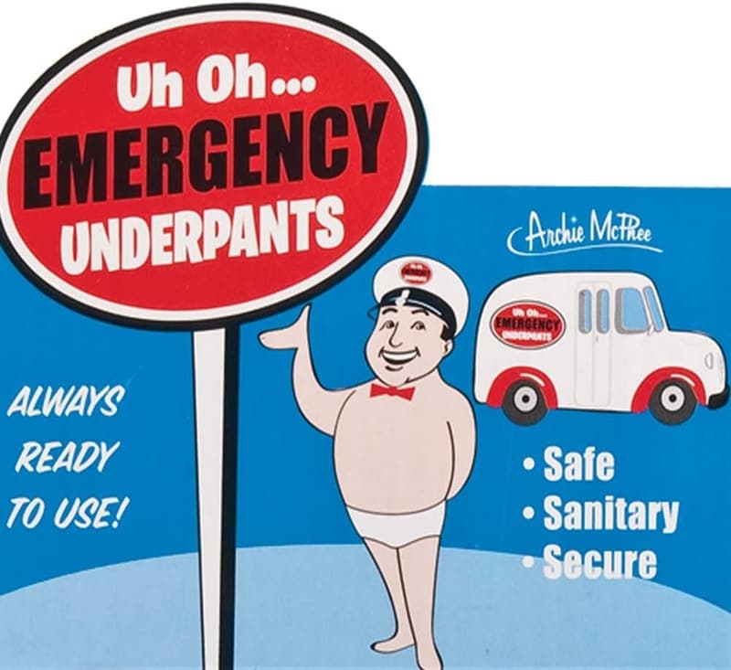 Emergency Underpants for Unexpected Situations