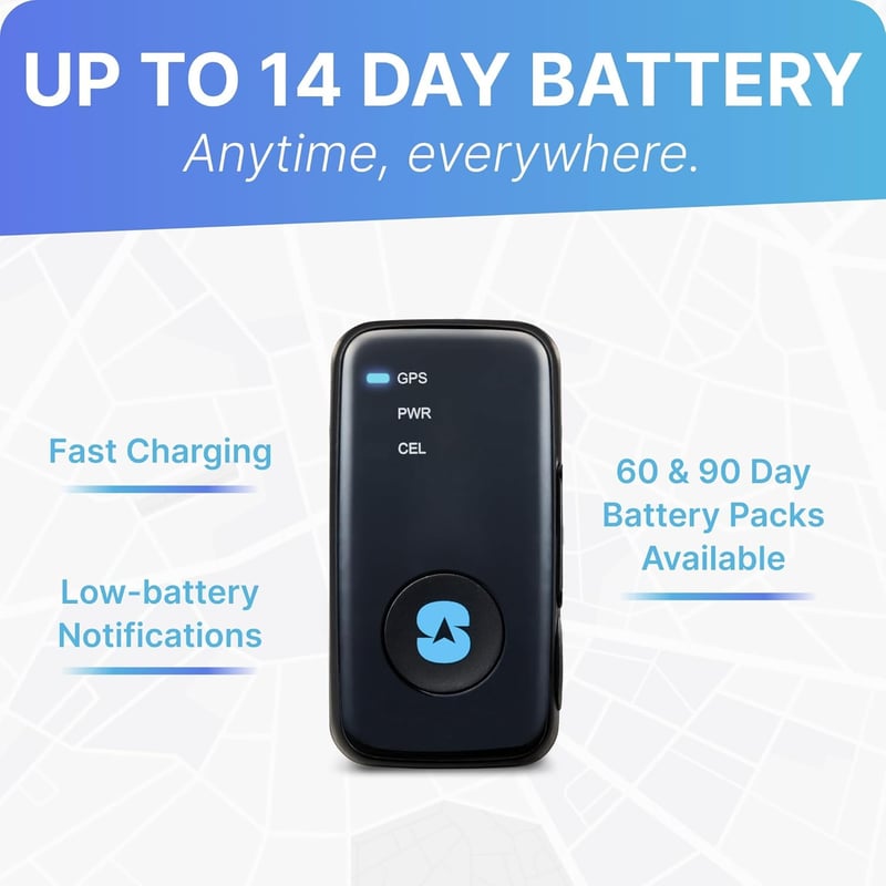 Mini GPS Tracker for Vehicles & Kids - Weatherproof, Real-Time Updates