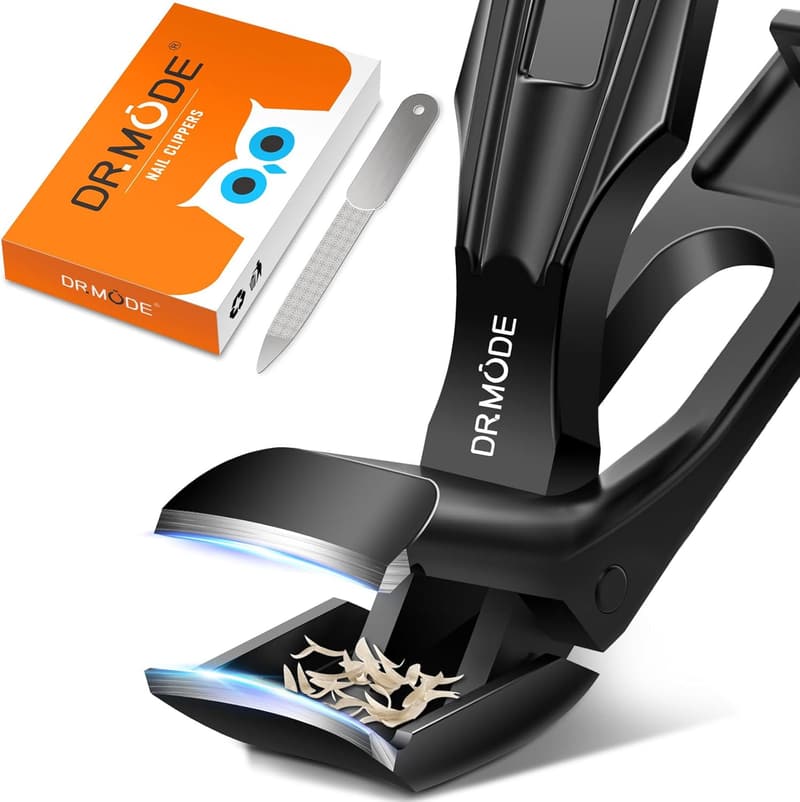 Angled Toenail Clippers for Seniors - Heavy Duty, Large Jaw