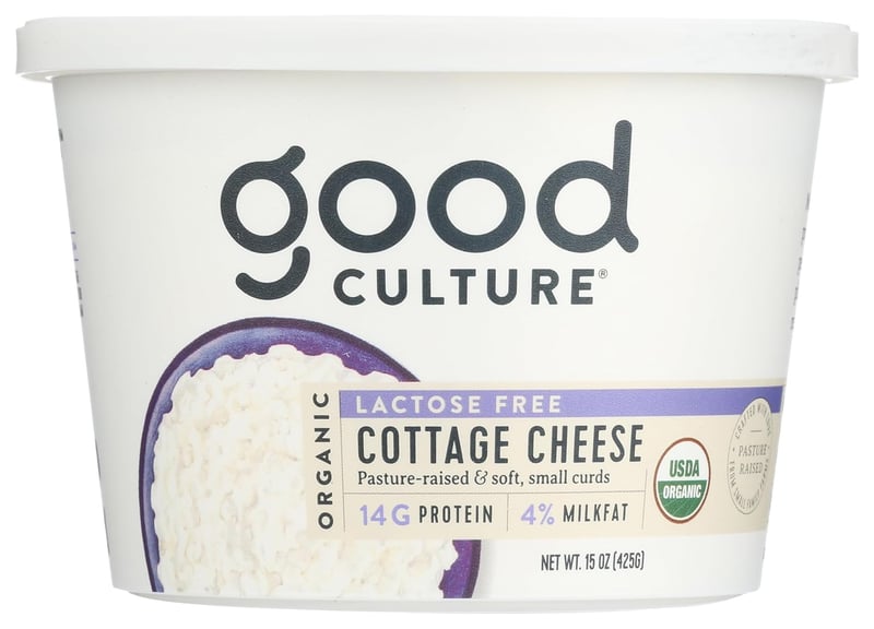 Organic Lactose-Free Cottage Cheese, 15 oz