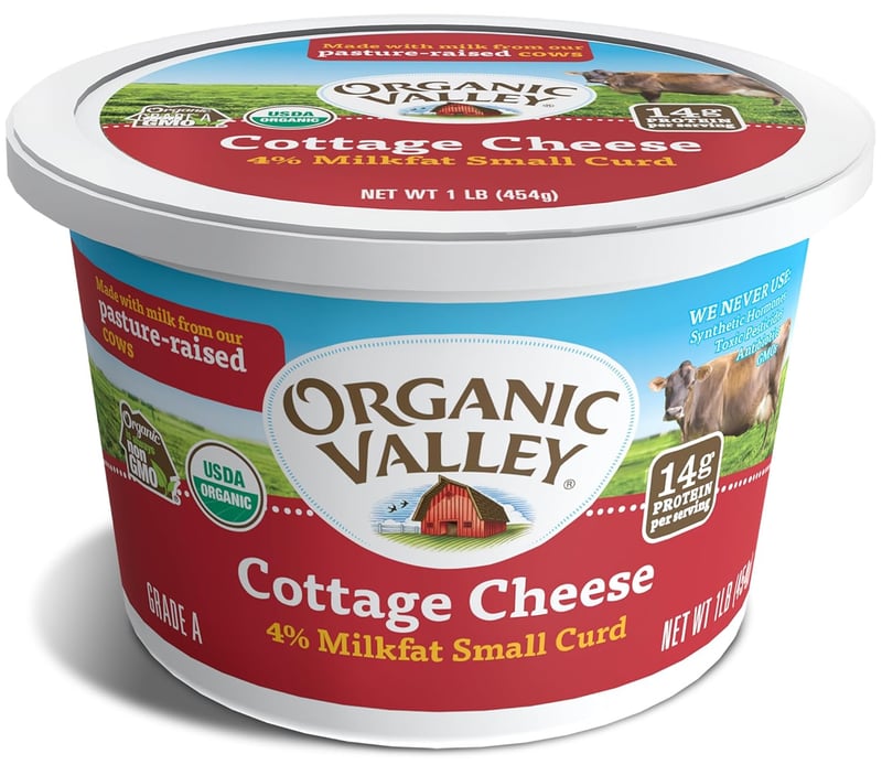 Organic Valley Small Curd Cottage Cheese, 16 oz