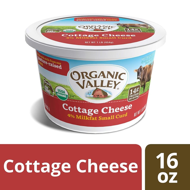 Organic Valley Small Curd Cottage Cheese, 16 oz