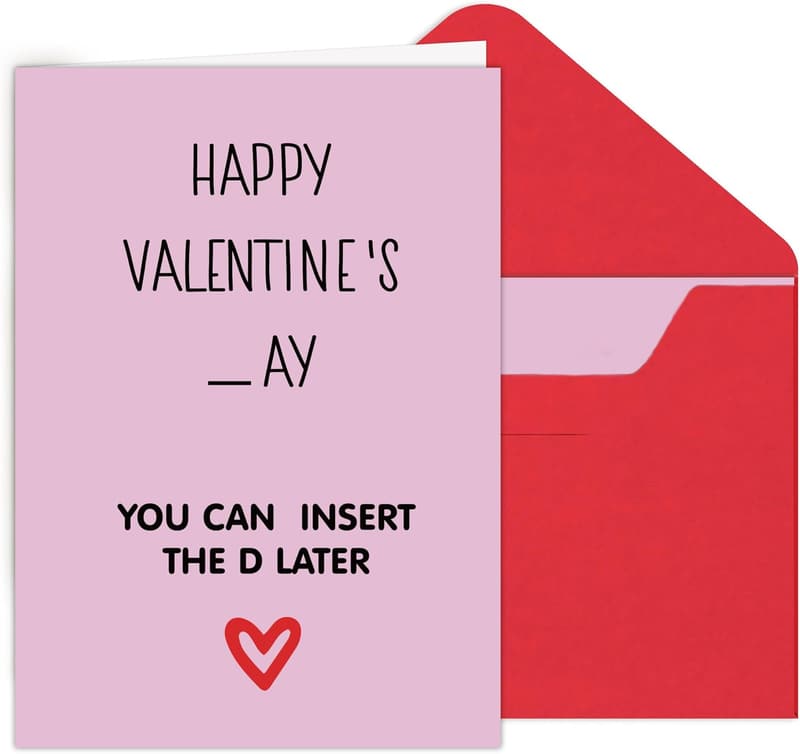 Naughty Valentine's Day Card for Girlfriend/Wife