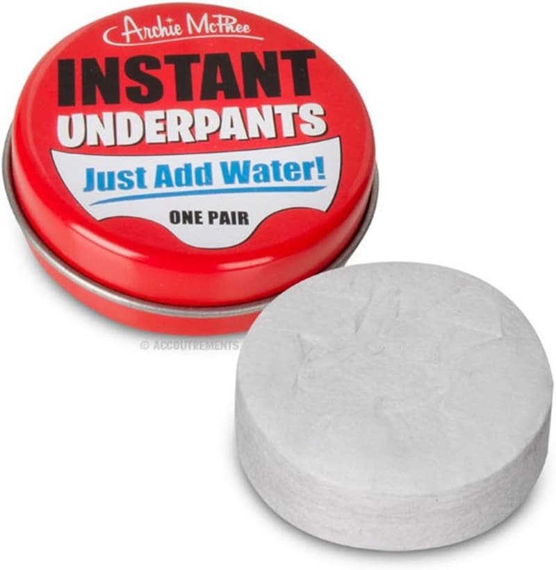 Instant Underpants - Just Add Water, One Pair