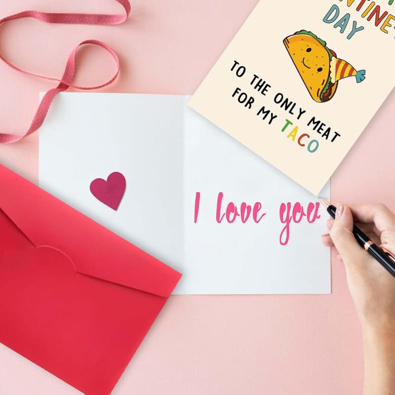 Taco Valentine's Day Card for Couples - 