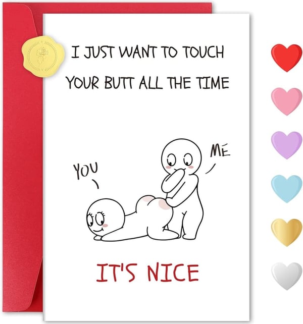 Humorous Valentine's Day Card for Couples