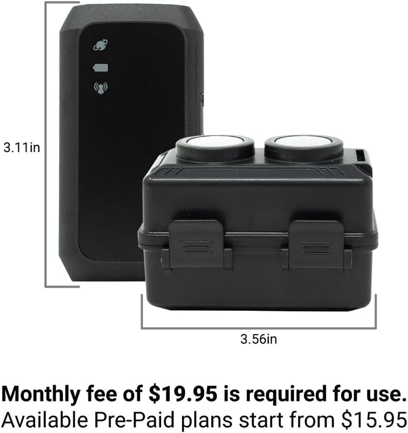 Optimus 3.0 GPS Tracker with Waterproof Case and Long Battery Life
