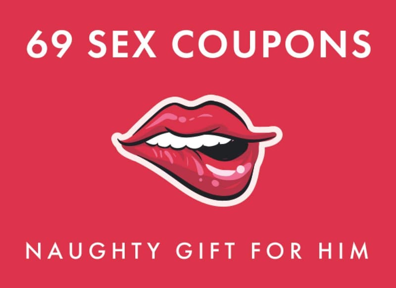 Valentine's Day Naughty Sex Coupons for Him