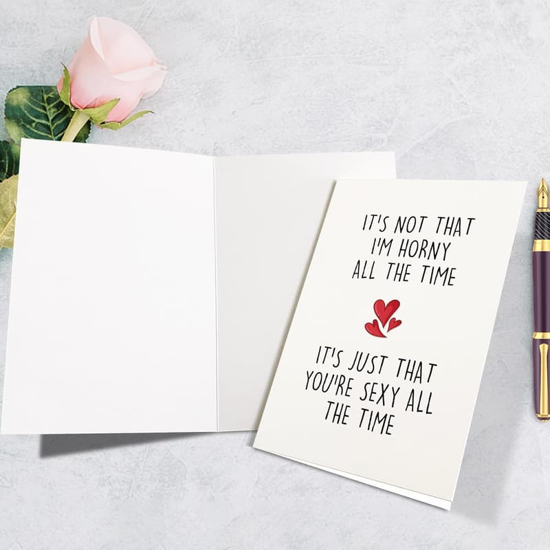 Funny Birthday and Anniversary Card for Men and Women