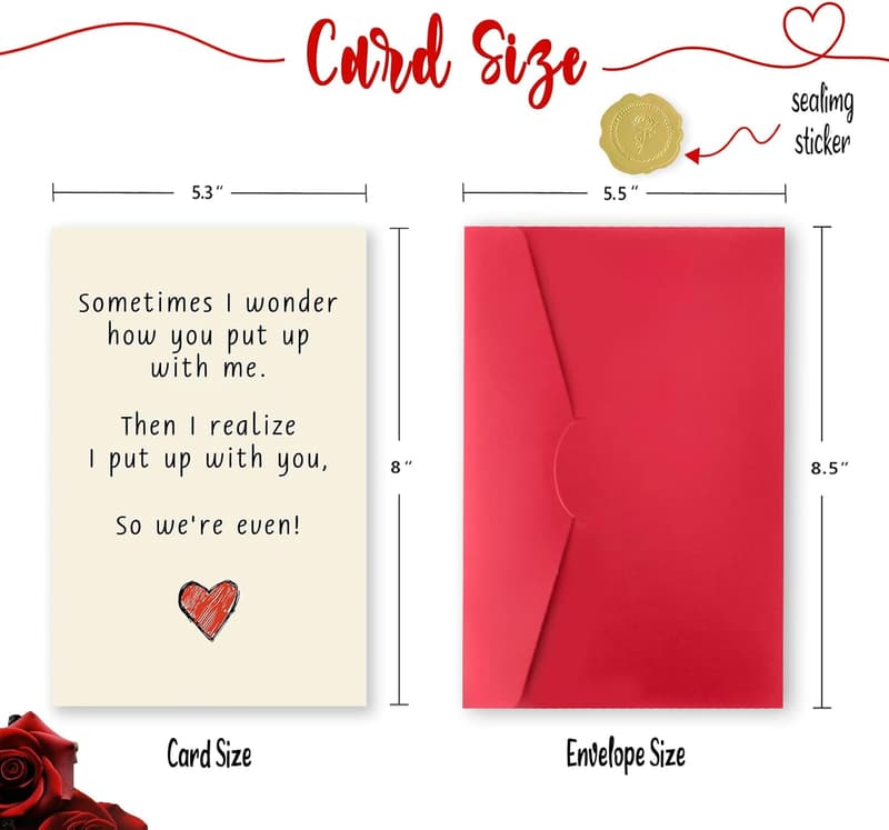Funny Valentine's Day Card for Him - Perfect for Couples