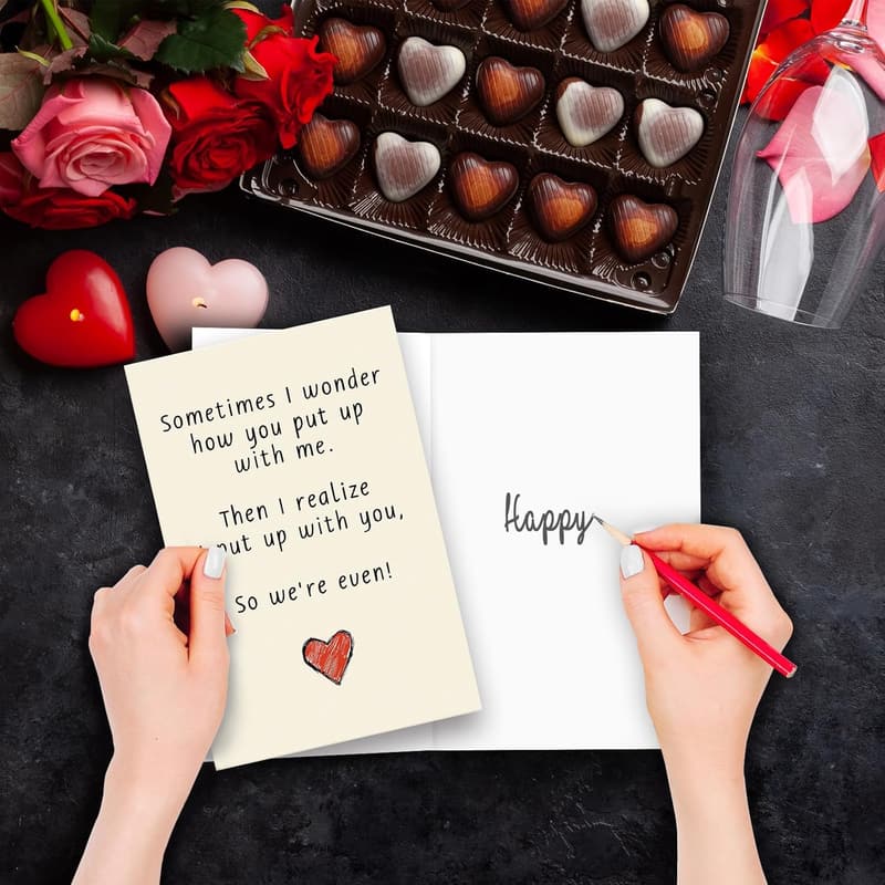 Funny Valentine's Day Card for Him - Perfect for Couples