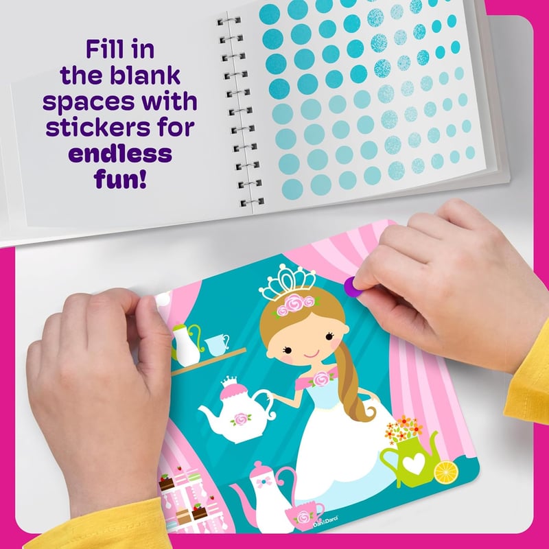 Toddler Dot Stickers Art Set - Crafts for Ages 2-4
