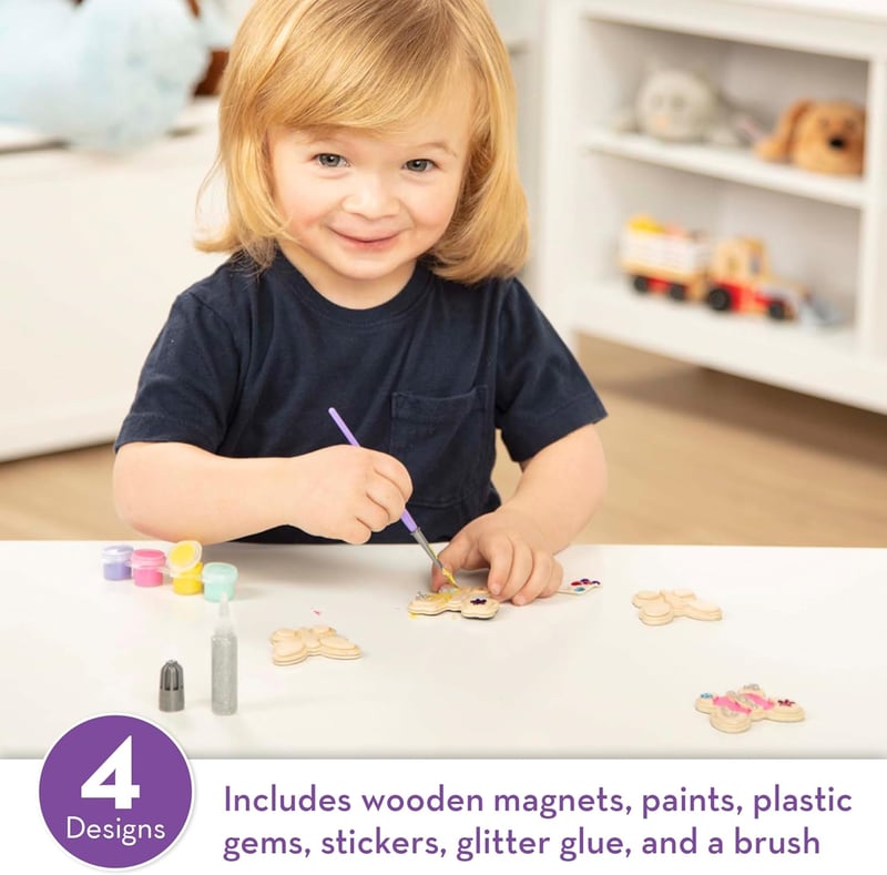 Melissa & Doug Butterfly Magnet Craft Kit for Kids