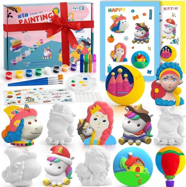 Unicorn Painting Kit for Kids - DIY Arts & Crafts Gift