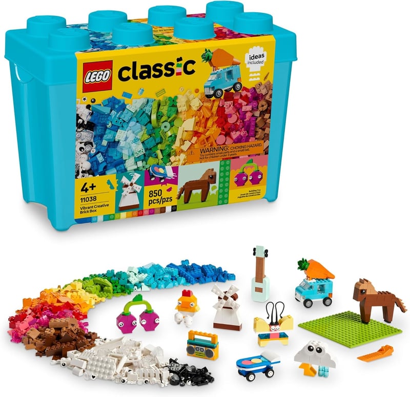 LEGO Classic Creative Brick Box Building Set for Kids