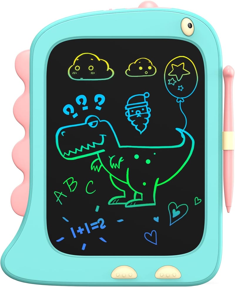 Dinosaur Doodle Board Tablet for Kids Ages 2-7