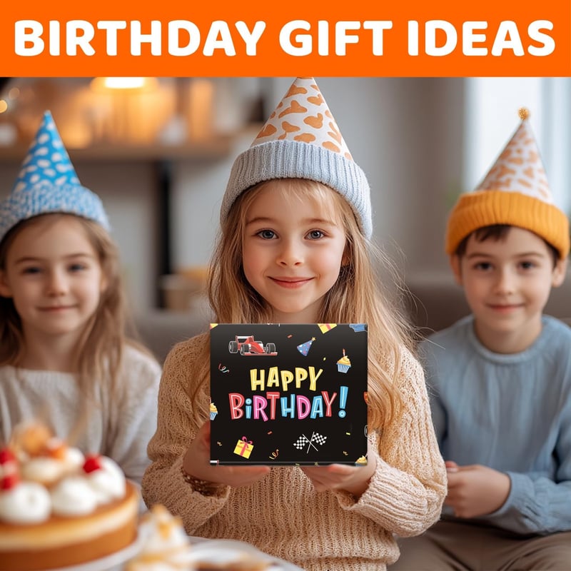 Birthday Greeting Card Gift Set for Kids (Ages 4-13)