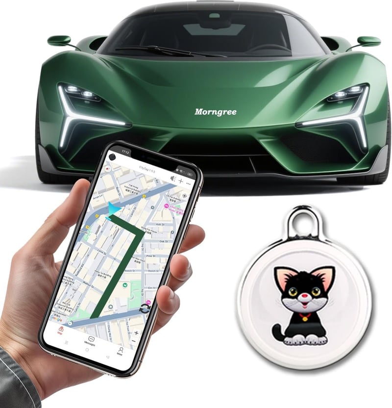 2025 Portable GPS Tracker for Vehicles, Pets, No Monthly Fee