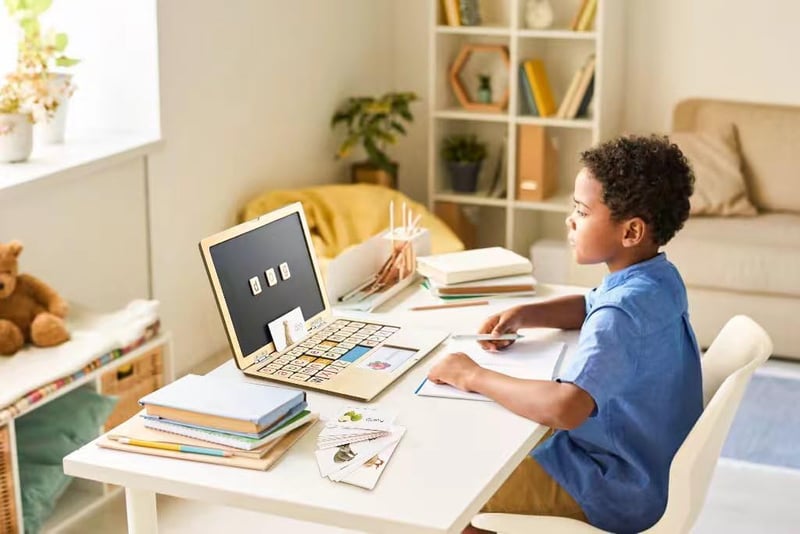 Montessori Laptop Toy for Preschoolers, Ages 3-8