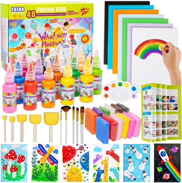 Creative Painting Art Supplies Set for Kids Ages 5-10