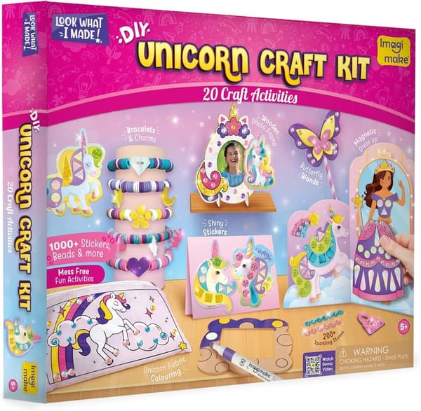 Unicorn Craft Kit for Girls | 20+ Mess-Free Activities