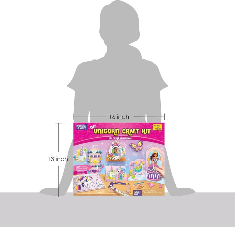 Unicorn Craft Kit for Girls | 20+ Mess-Free Activities