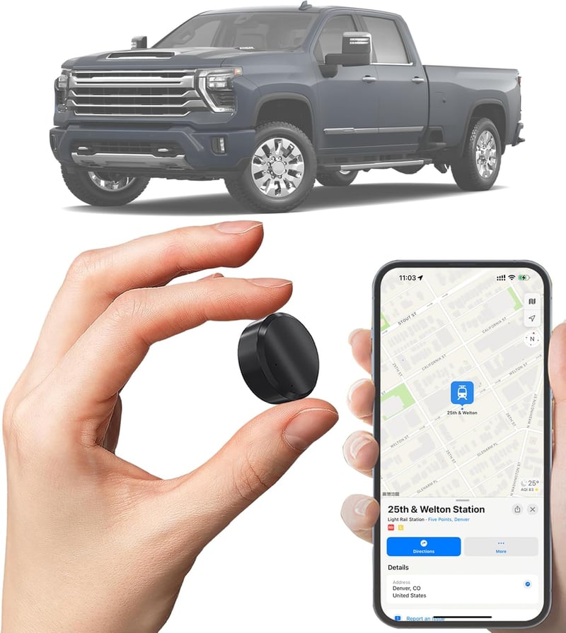 Real-Time Magnetic GPS Tracker for Vehicles - No Monthly Fee