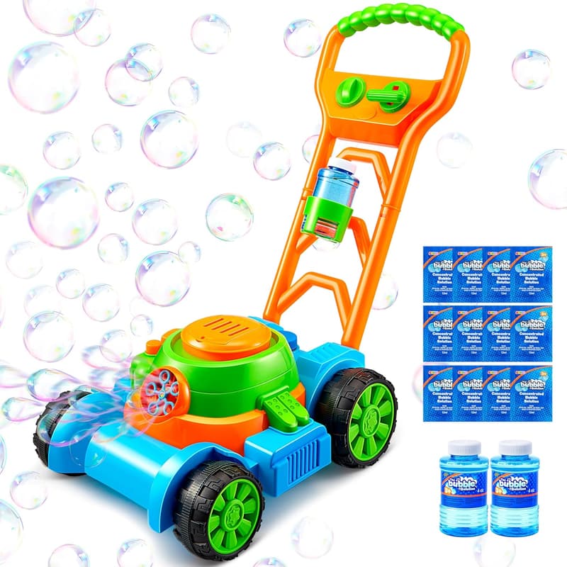 Bubble Lawn Mower Toy for Toddlers - Summer Outdoor Play