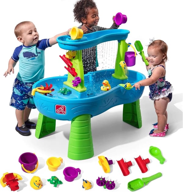 Toddler Water Table with 13 Accessories for Outdoor Play