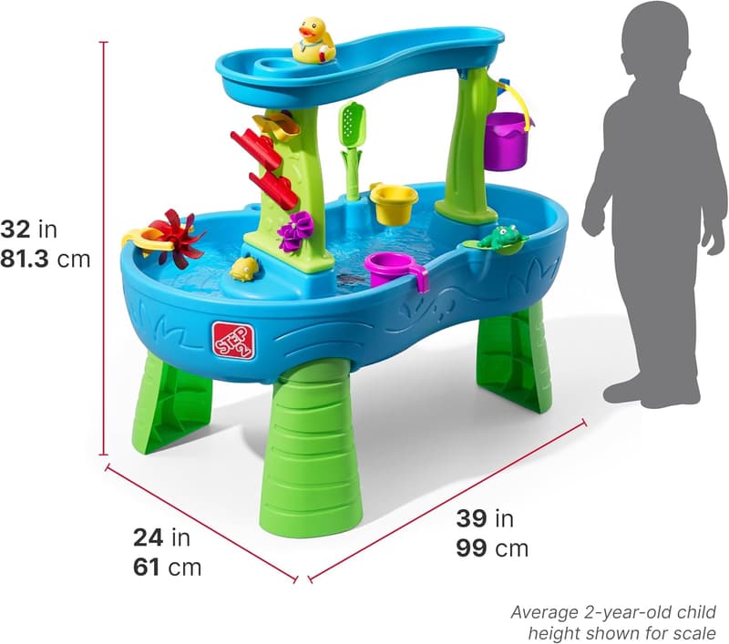 Toddler Water Table with 13 Accessories for Outdoor Play