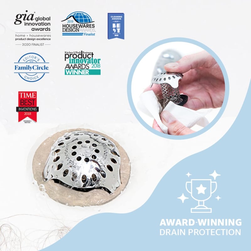 TubShroom Ultra Hair Catcher Strainer - Stainless Steel