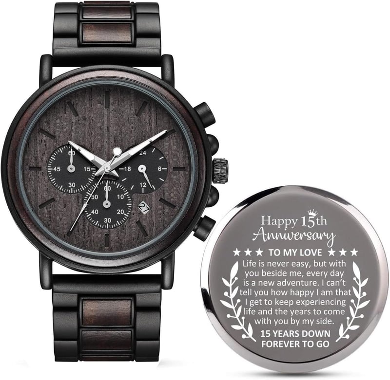 15th Anniversary Crystal Gift for Him