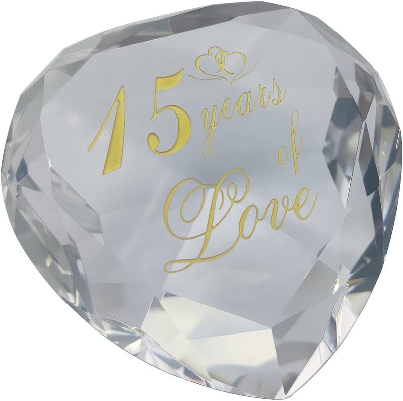 15th Anniversary Crystal Gifts for Couples