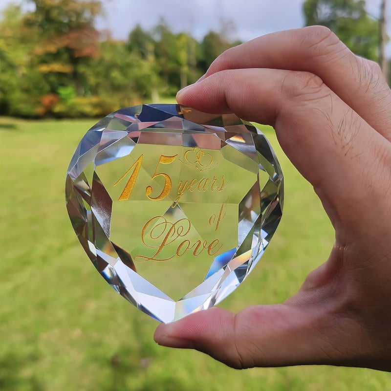 15th Anniversary Crystal Gifts for Couples