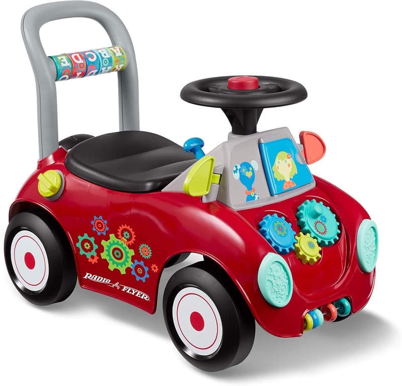 Radio Flyer Busy Buggy Toddler Ride-On Toy for Ages 1-3
