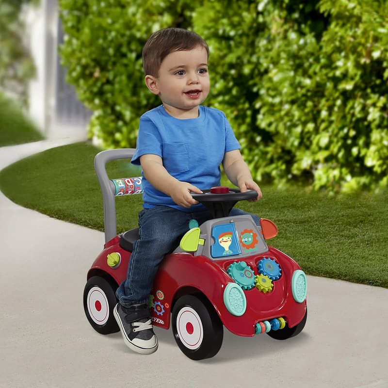 Radio Flyer Busy Buggy Toddler Ride-On Toy for Ages 1-3