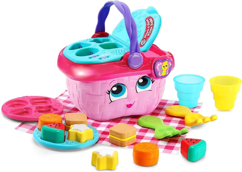 Pink Shapes and Sharing Picnic Basket by LeapFrog