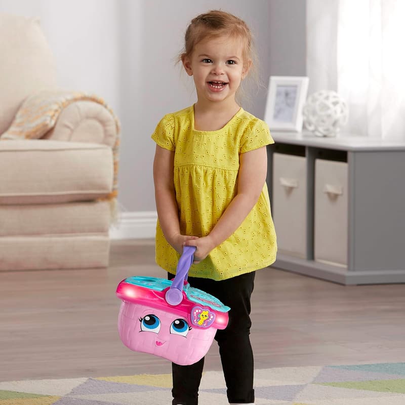 Pink Shapes and Sharing Picnic Basket by LeapFrog