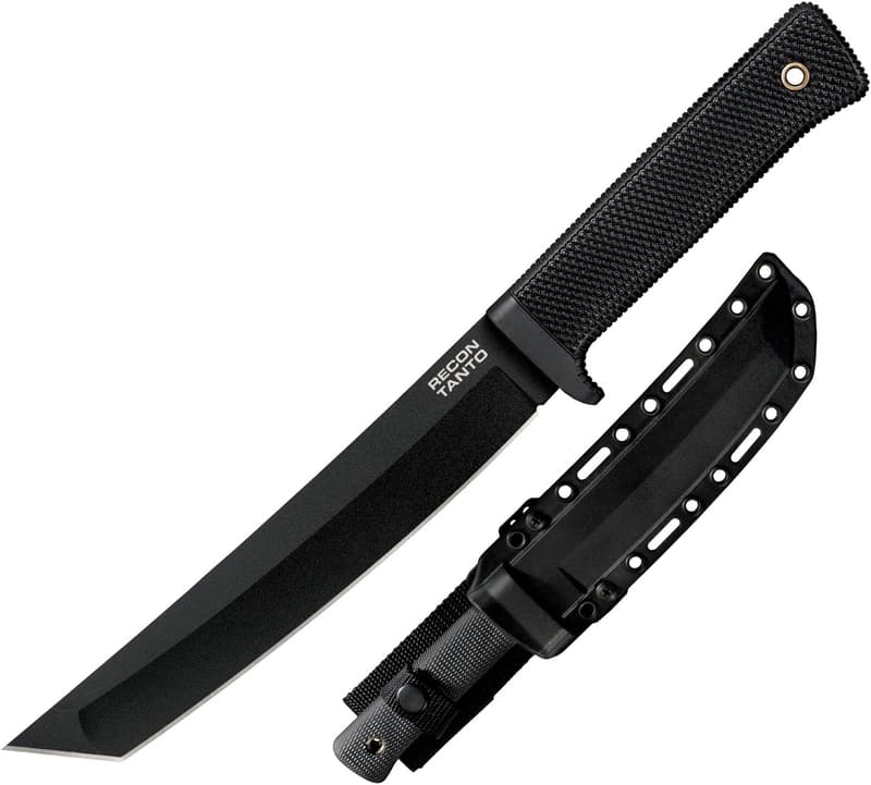 COLD STEEL Recon Tanto Tactical Fixed Blade Knife with Sheath