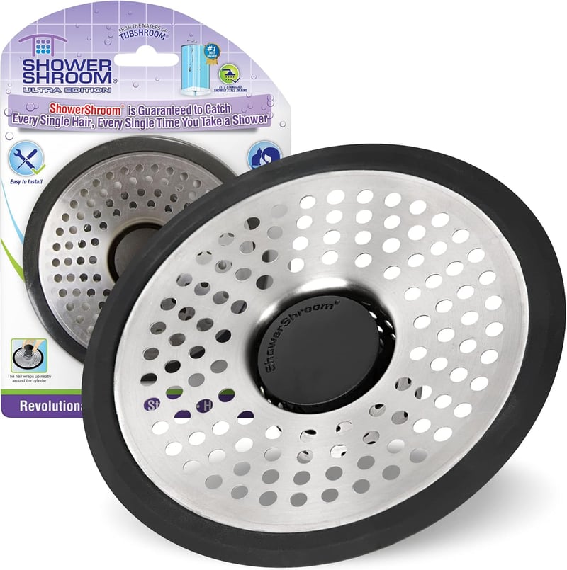 Ultra Shower Hair Catcher Drain Protector - Stainless Steel