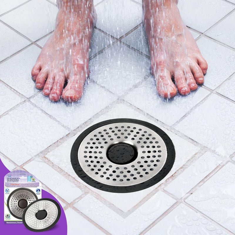 Ultra Shower Hair Catcher Drain Protector - Stainless Steel