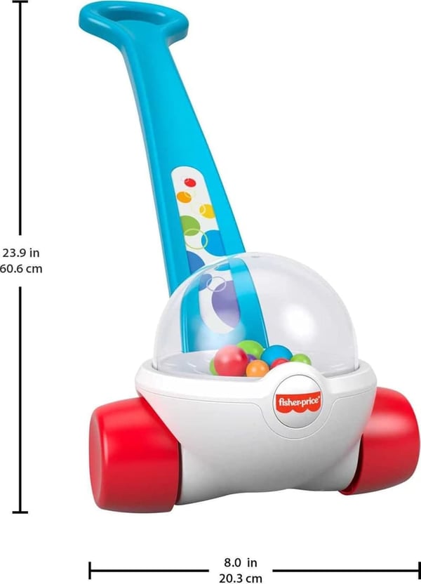 Fisher-Price Corn Popper Toy for Infants 1+ Years - Blue