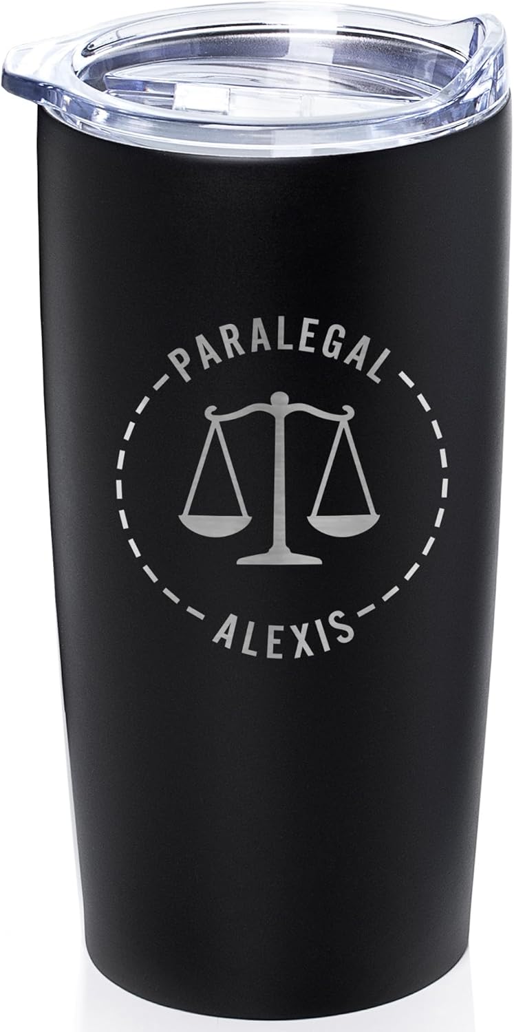 Personalized Lawyer Tumbler - 20 oz Engraved Gift for Graduates