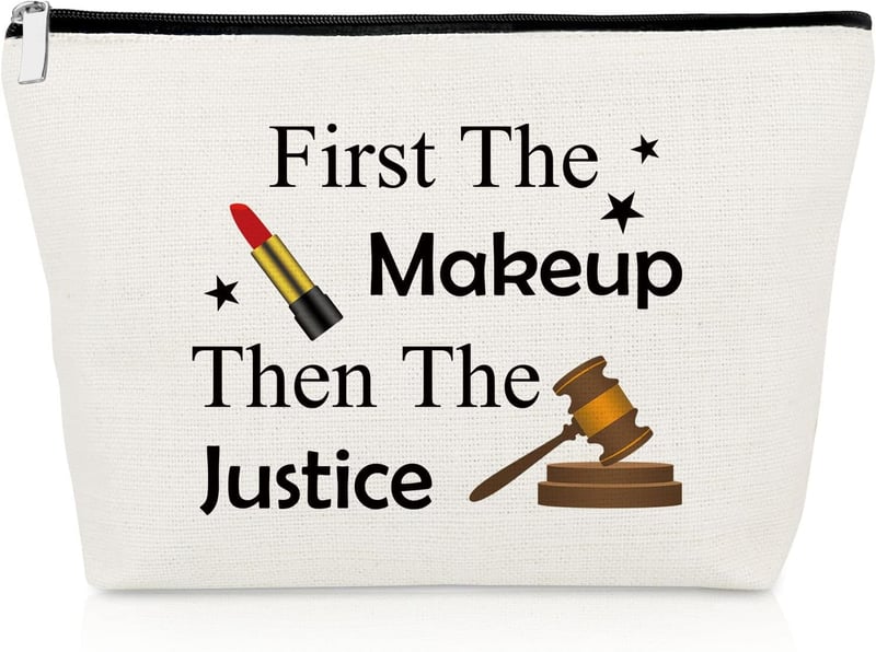 Law Student Makeup Bag - Perfect Gift for Future Lawyers